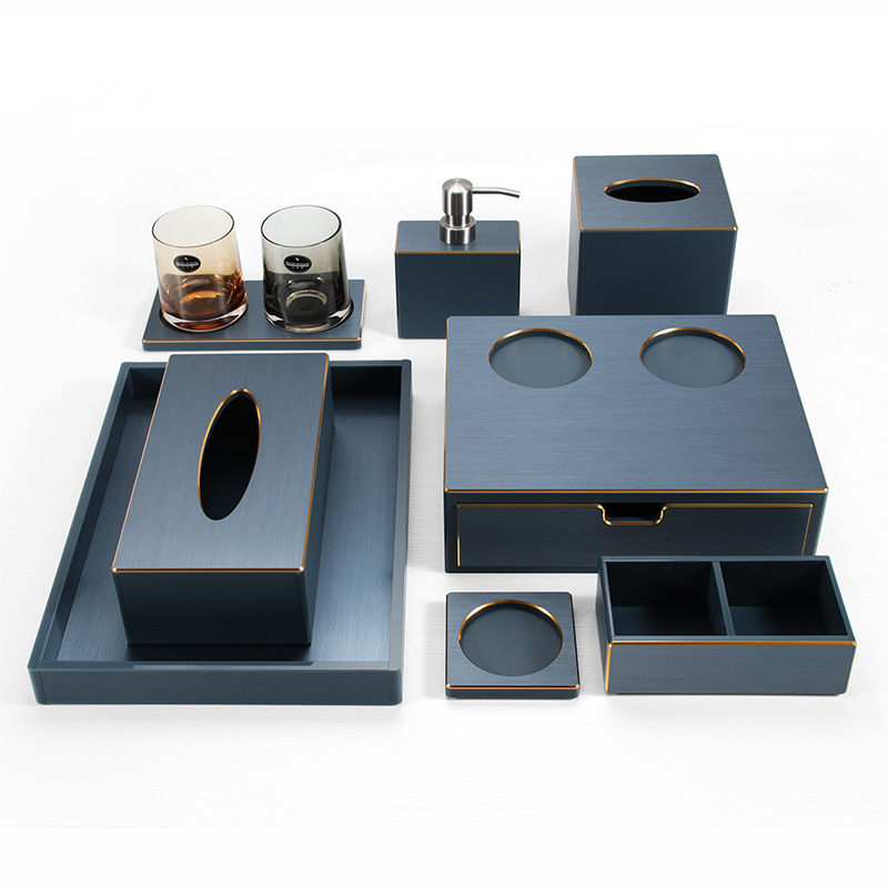 Hotel B&B Storage Boxes Set Hotel Guest Room Restroom Bathroom Toiletries Toothbrush Box Spot Wholesale