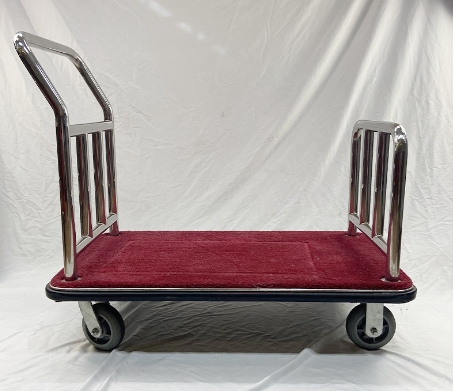 Hotel luggage trolley stainless steel multi-functional trolley