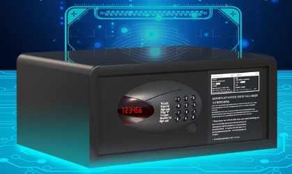 Safe small household electronic code all steel invisible anti-theft safe deposit box Hotel room insurance box