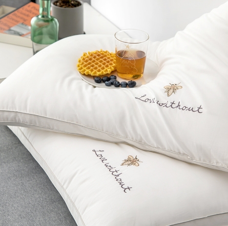 Cotton embroidery soybean fiber pillow core